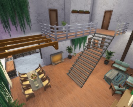 The Old Shrimp Factory to House Conversion by lolakret at Mod The Sims
