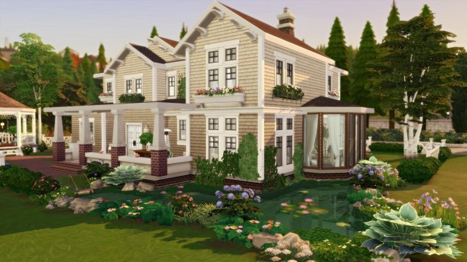Sims 4 Family life house by Tiphaine Sims at L’UniverSims