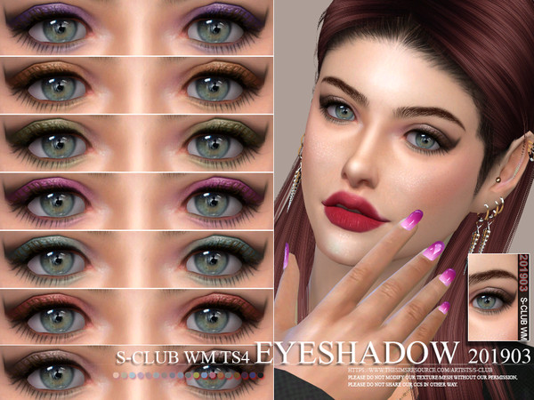 Sims 4 Eyeshadow 201903 by S Club WM at TSR
