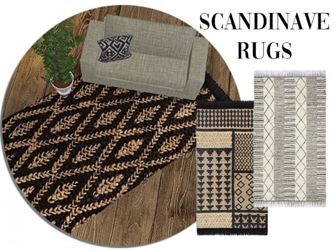 Sims 4 Scandinavian rugs at Celinaccsims