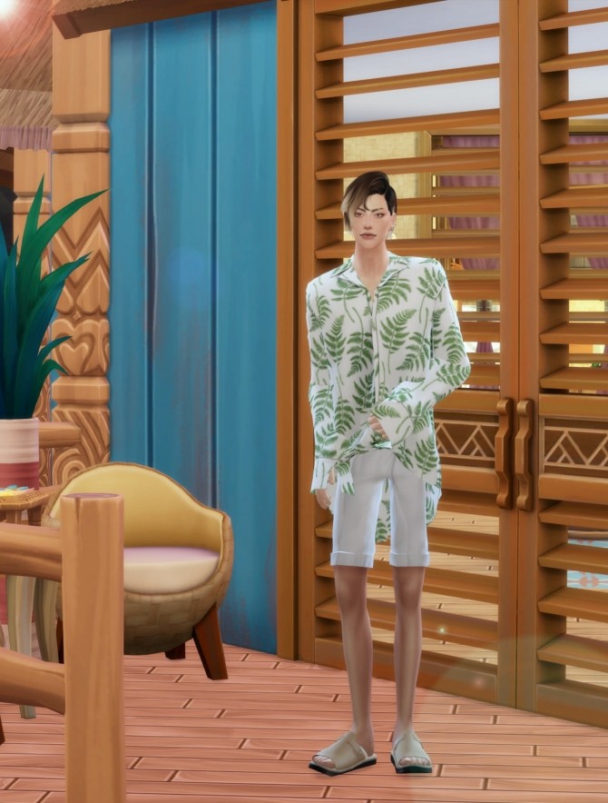 Sims 4 Male long shirt at Chaessi