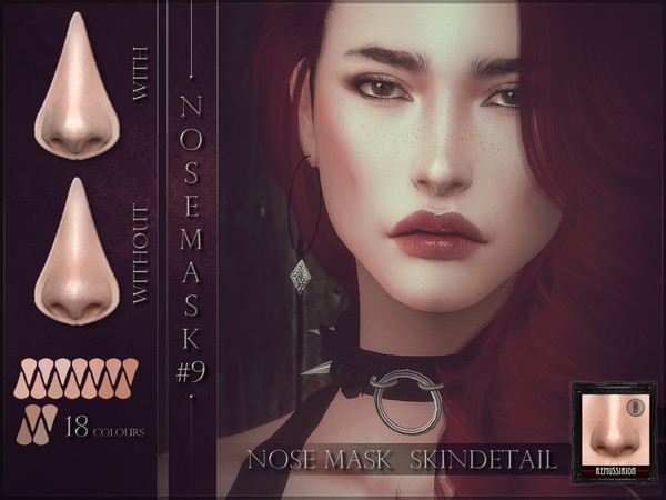 Sims 4 Nosemask 09 by RemusSirion at TSR