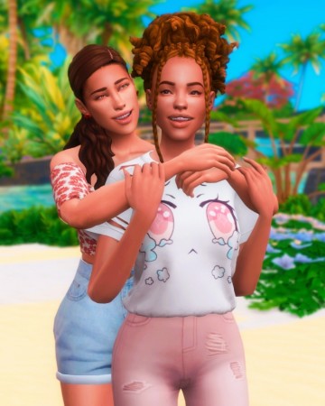 Besties Pose Pack at Katverse » Sims 4 Updates