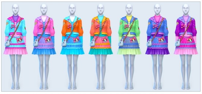 Sims 4 Harajuku Dress at Pickypikachu