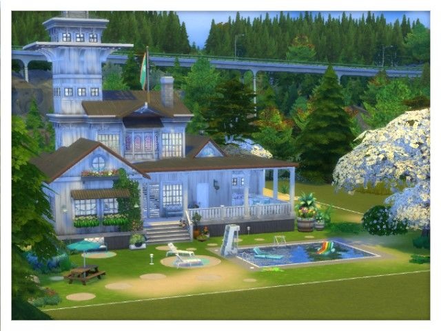 Sims 4 Strandgut house by Oldbox at All 4 Sims