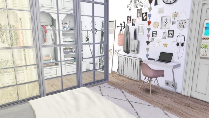Sims 4 TEEN GIRL BEDROOM at MODELSIMS4