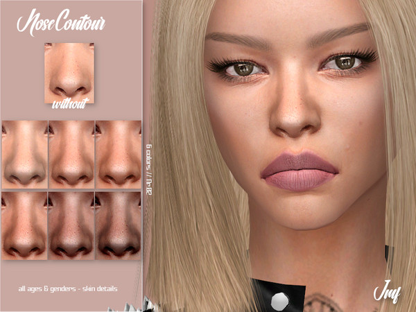 Sims 4 IMF Nose Contour N.02 by IzzieMcFire at TSR