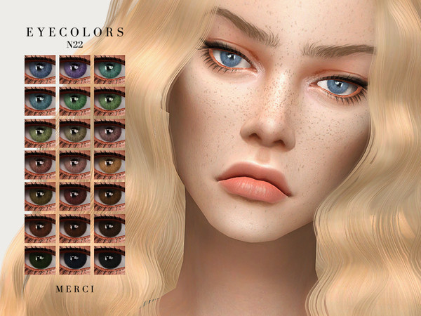 Sims 4 Eyecolors N22 by Merci at TSR