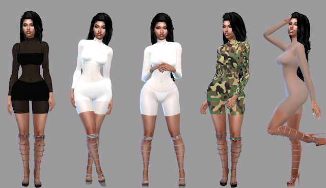Sims 4 Bodys of Water dress at Teenageeaglerunner