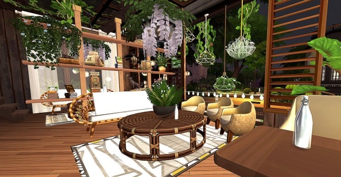 Sims 4 Sole mio cafe at HoangLap’s Sims