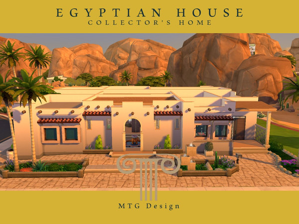 Sims 4 Egyptian House by Malolos The Great at TSR