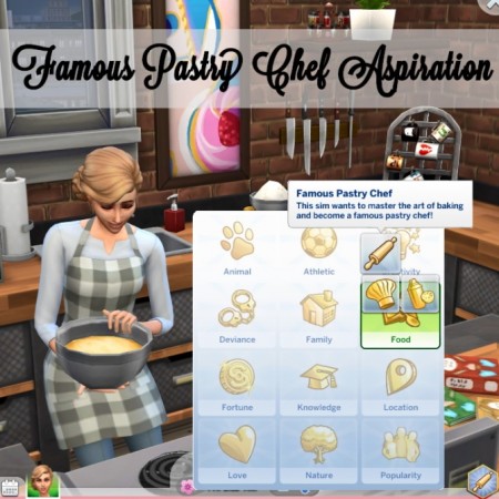 Famous Pastry Chef Aspiration by xbrettface at Mod The Sims