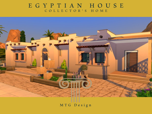 Sims 4 Egyptian House by Malolos The Great at TSR