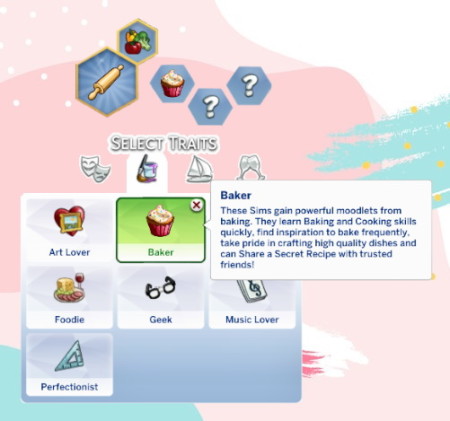 Baker Trait by xbrettface at Mod The Sims