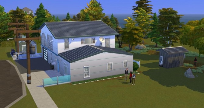 Sims 4 Sims 3 Solar Panel Roof conversion by BulldozerIvan at Mod The Sims