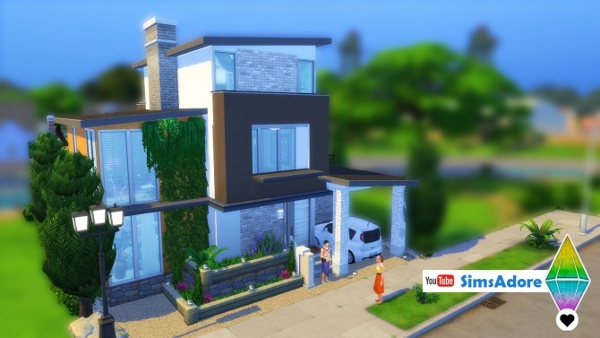 Sims 4 Modern house Modernlane by bradybrad7 at Mod The Sims