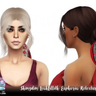 Leire Low Bun With Bangs Hair By Anto At Tsr » Sims 4 Updates