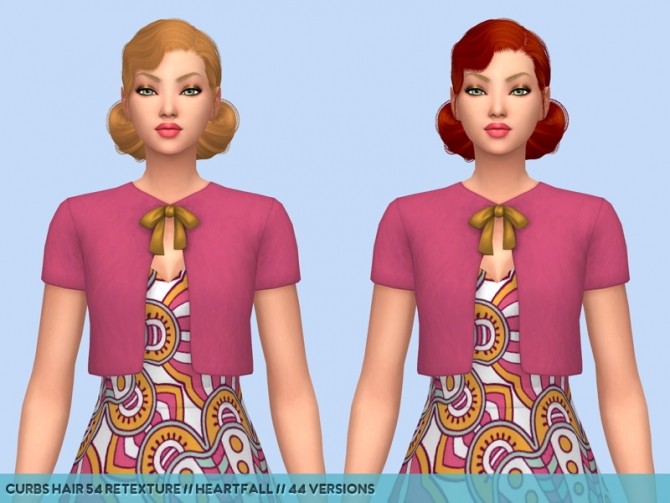 Sims 4 Colores Urbanos hair retextures at Heartfall