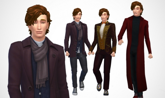 Eddie Redmayne as Newt Scamander at Birksche’s SimModels » Sims 4 Updates