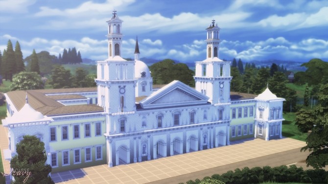 Sims 4 Palace of Mafra at GravySims