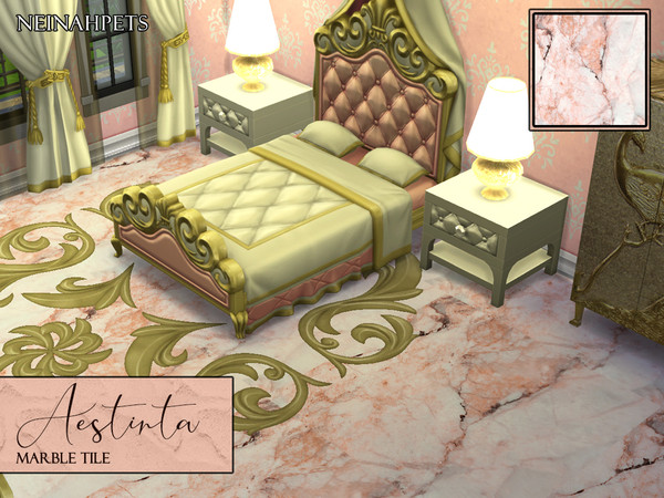 Sims 4 Aestinta Marble Tiles by neinahpets at TSR