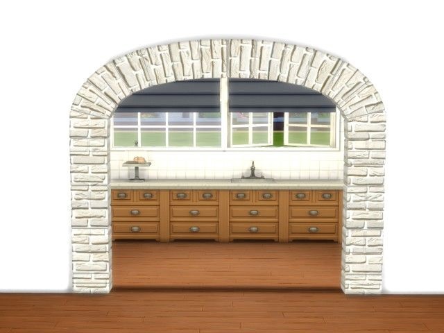 Sims 4 Double Arch by Oldbox at All 4 Sims