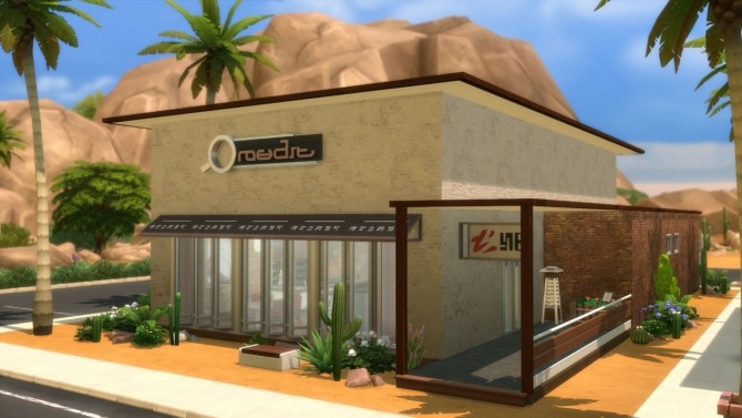 Sims 4 Red Oasis Restaurant at ArchiSim
