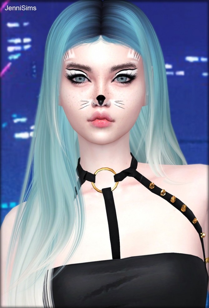 Sims 4 Eyeshadow Catgirl at Jenni Sims