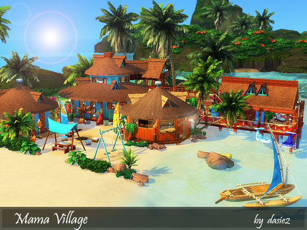 Sims 4 Mama Village by dasie2 at TSR