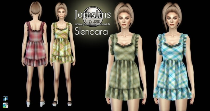 Sims 4 Slenoara dress at Jomsims Creations