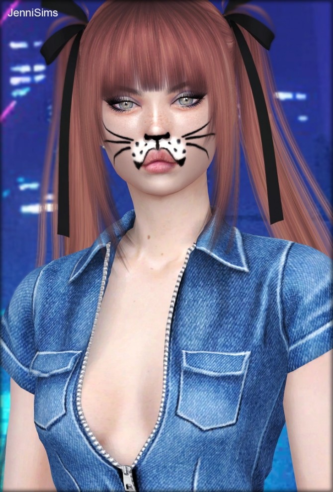 Sims 4 Eyeshadow Catgirl at Jenni Sims