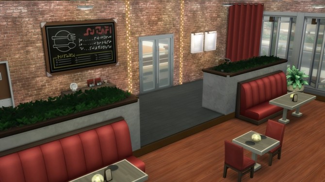 Sims 4 Red Oasis Restaurant at ArchiSim