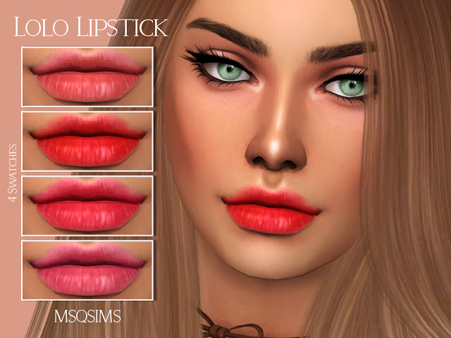 Sims 4 LoLo Lipstick at MSQ Sims