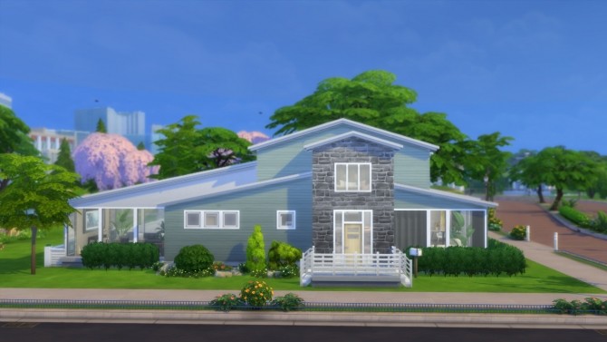 Sims 4 Suburban Family Home at ArchiSim