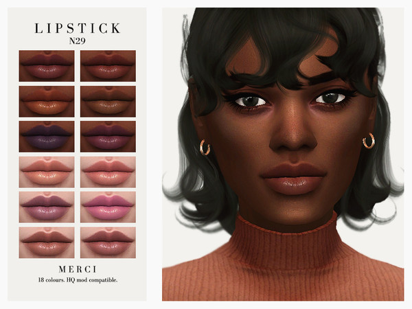 Sims 4 Lipstick N29 by Merci at TSR