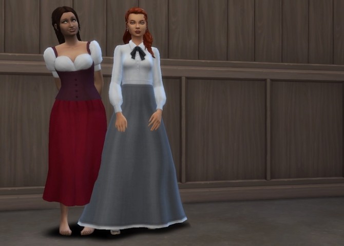 Sims 4 To he fair bodice and skirt set at AngieShade – Intermittent simblr