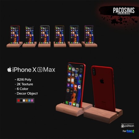 iPhone X s Max decor (P) at Paco Sims