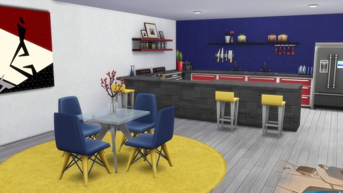 Sims 4 Playful Loft House at ArchiSim
