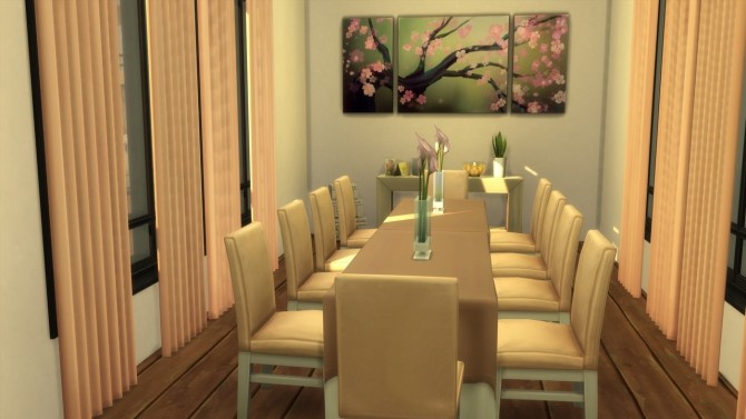 Sims 4 Asian seaside restaurant at ArchiSim