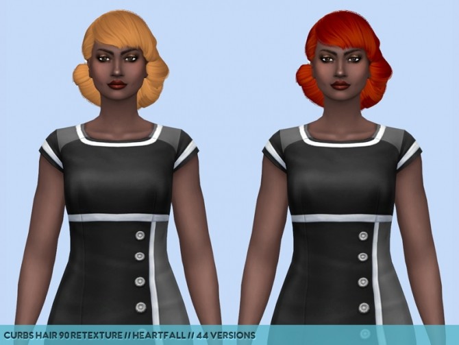 Sims 4 Colores Urbanos hair retextures set 2 at Heartfall