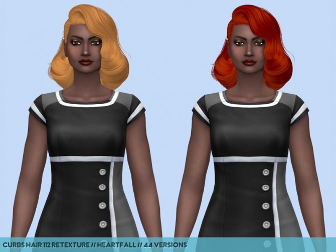 Sims 4 Colores Urbanos hair retextures set 2 at Heartfall