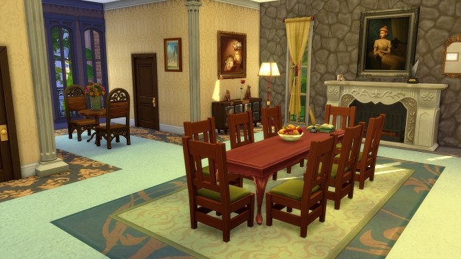 Sims 4 Wayne Manor (Batman Wollaton House) by Angerouge at Studio Sims Creation