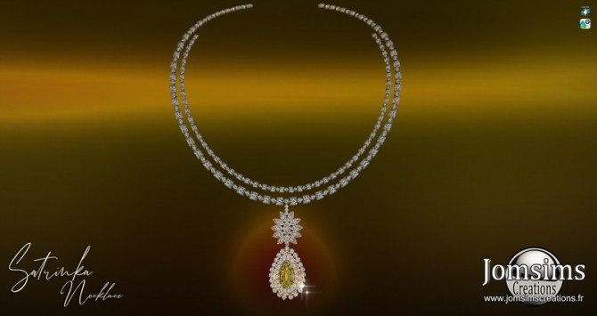 Sims 4 Satrinka necklace at Jomsims Creations