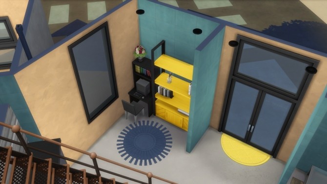 Sims 4 Boxed In house by nettek00 at Mod The Sims