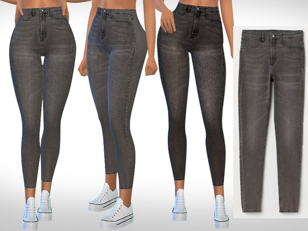 Sims 4 Female Full Smokey Jeans by Saliwa at TSR