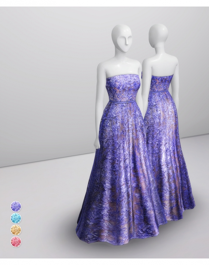 SS 2014 Couture Collection I 1 long dress at Rusty Nail » Sims 4 Updates