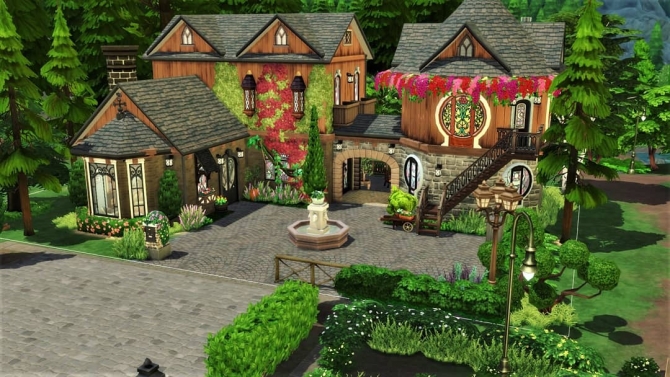 Steeped in Magic house at Agathea-k » Sims 4 Updates