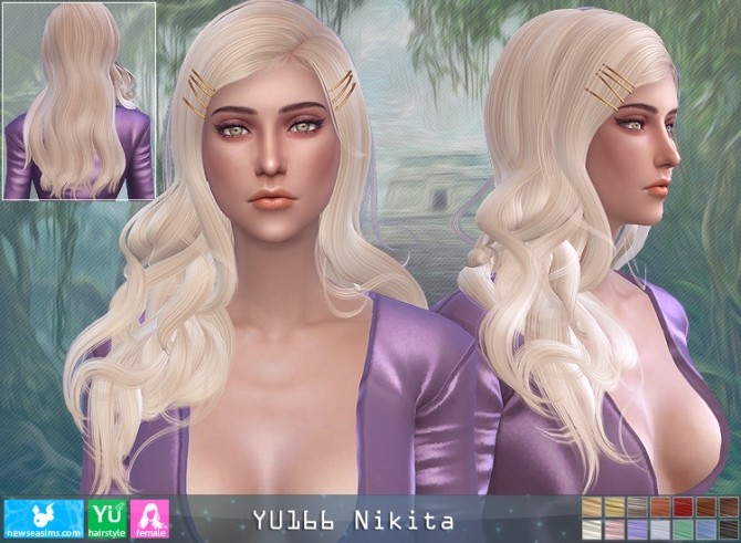 Sims 4 YU166 NIKITA hair (P) at Newsea Sims 4