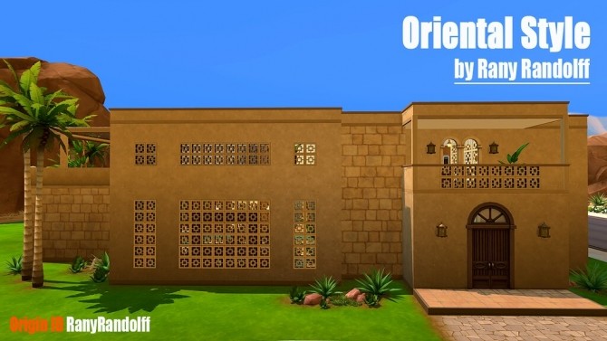 Sims 4 Oriental Style house by Rany Randolff at ihelensims