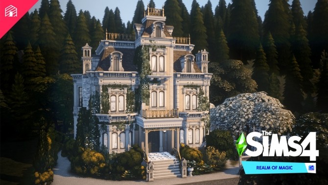 Sims 4 Canyon Mansion at Harrie